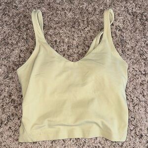 Lululemon align tank, size 2, dew green color